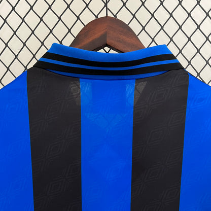 Retro Inter Milan 95 96 Hjemme Fotballdrakter