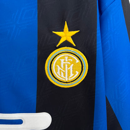 Retro Inter Milan 95 96 Hjemme Fotballdrakter