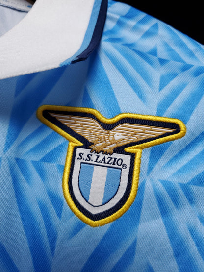 Retro Lazio 1991 92 Hjemme Fotballdrakter