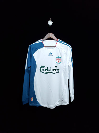 Retro Liverpool 06-07 Borte Fotballdrakter Langermet