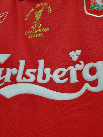 Retro Liverpool 2005 Hjemme Fotballdrakter