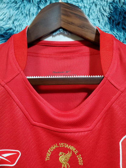 Retro Liverpool 2005 Hjemme Fotballdrakter