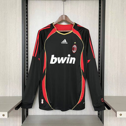 Retro Langermet AC Milan 2006-07 III Fotballdrakter