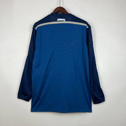 Retro Langermet Argentina 2014 Borte Fotballdrakter
