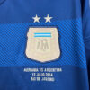Retro Langermet Argentina 2014 Borte Fotballdrakter