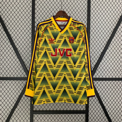 Retro Langermet Arsenal 91-93 Borte Fotballdrakter