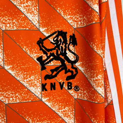 Retro Langermet Holland 1988 Hjemme Fotballdrakter