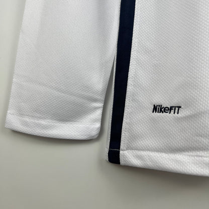 Retro Langermet M U 07 08 Hvit Fotballdrakter