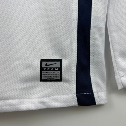 Retro Langermet M U 07 08 Hvit Fotballdrakter