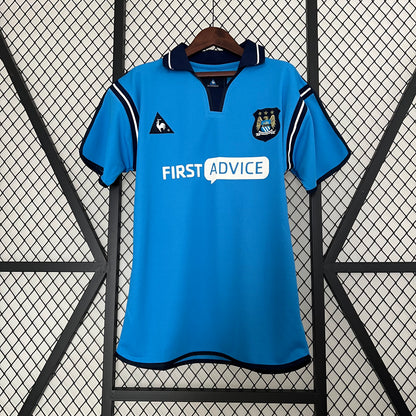 Retro Manchester City 02-03 Hjemme Fotballdrakter