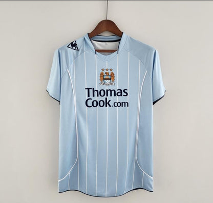 Retro Manchester City 08-09 Hjemme Fotballdrakter