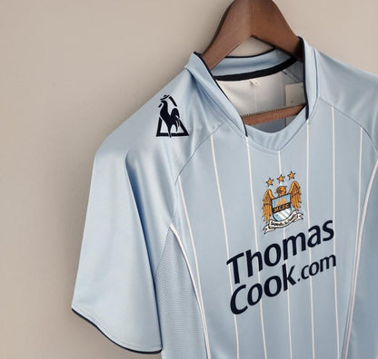 Retro Manchester City 08 09 Hjemme Fotballdrakter