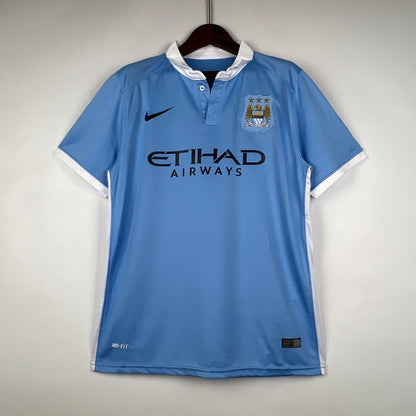 Retro Manchester City 15-16 Hjemme Fotballdrakter