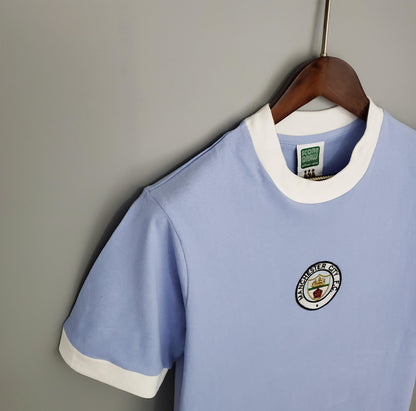 Retro Manchester City 1972 Hjemme Fotballdrakter