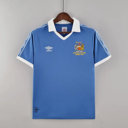 Retro Manchester City 81-82 Hjemme Fotballdrakter