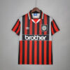 Retro Manchester City 94 96 Borte Fotballdrakter
