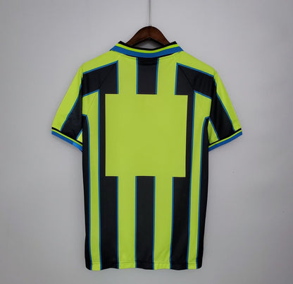 Retro Manchester City 98 99 Borte Fotballdrakter