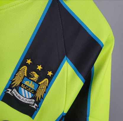 Retro Manchester City 98 99 Borte Fotballdrakter