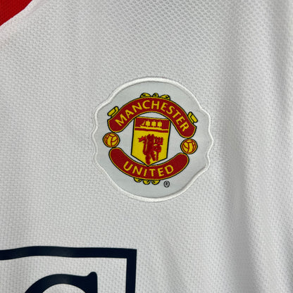 Retro Manchester United 08 09 Borte Fotballdrakter Langermet
