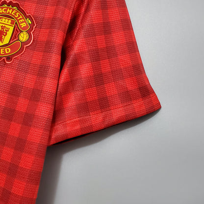 Retro Manchester United 13 14 Hjemme Fotballdrakter