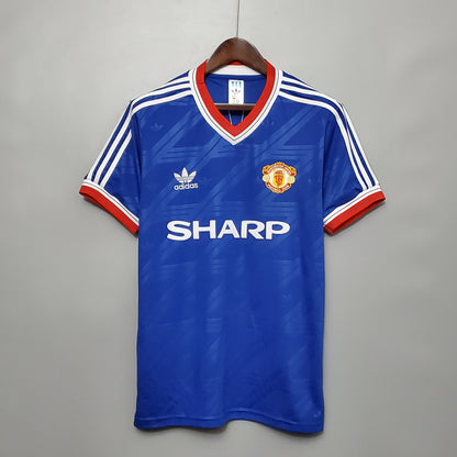 Retro Manchester United 1988 Borte Fotballdrakter