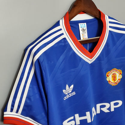 Retro Manchester United 1988 Borte Fotballdrakter