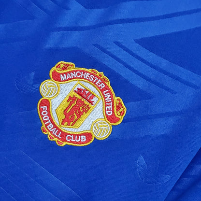 Retro Manchester United 1988 Borte Fotballdrakter