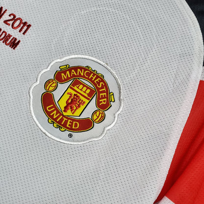Retro Manchester United 2011 Champions League Final Fotballdrakter