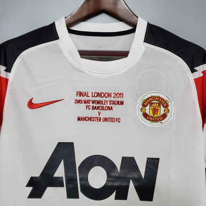 Retro Manchester United 2011 Champions League Final Fotballdrakter