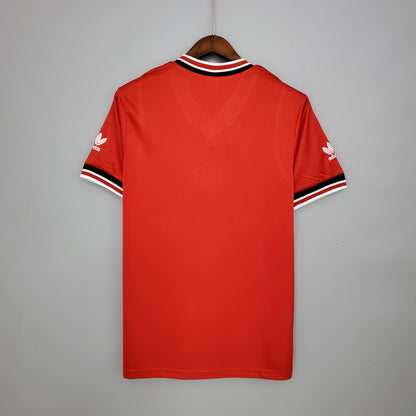Retro Manchester United 85 86 Hjemme Fotballdrakter