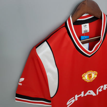 Retro Manchester United 85 86 Hjemme Fotballdrakter