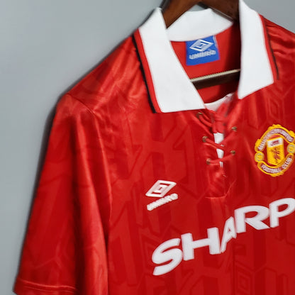 Retro Manchester United 92 94 Hjemme Fotballdrakter