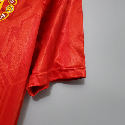 Retro Manchester United 92 94 Hjemme Fotballdrakter