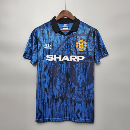Retro Manchester United 93-94 Borte Fotballdrakter