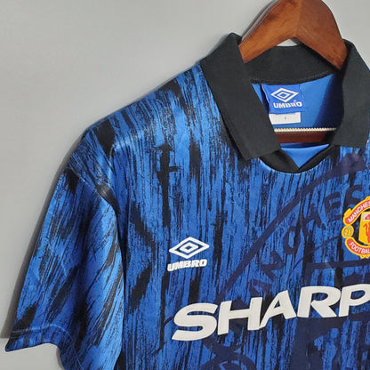 Retro Manchester United 93 94 Borte Fotballdrakter