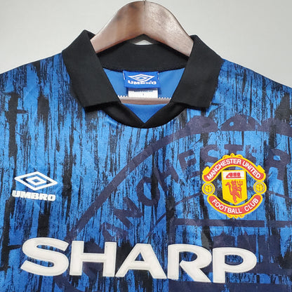 Retro Manchester United 93 94 Borte Fotballdrakter