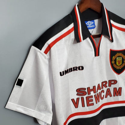 Retro Manchester United 98 99 Borte Fotballdrakter