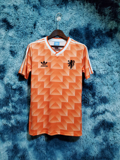 Retro Nederland 1988 Hjemme Fotballdrakter
