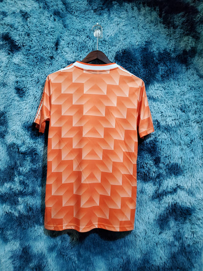 Retro Nederland 1988 Hjemme Fotballdrakter