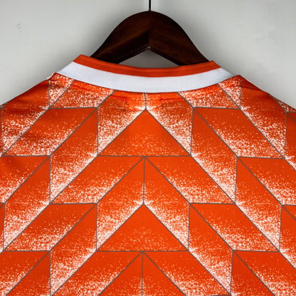 Retro Nederland 1988 Langermet Fotballdrakter