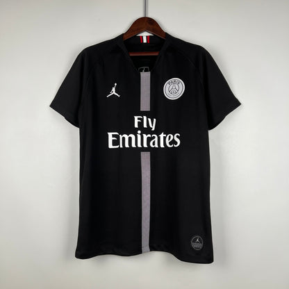 Retro PSG 18-19 Svart Fotballdrakter