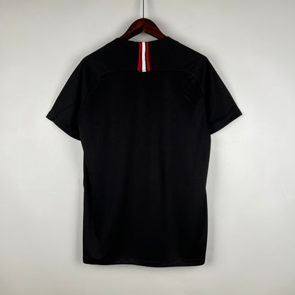 Retro PSG 18 19 Svart Fotballdrakter