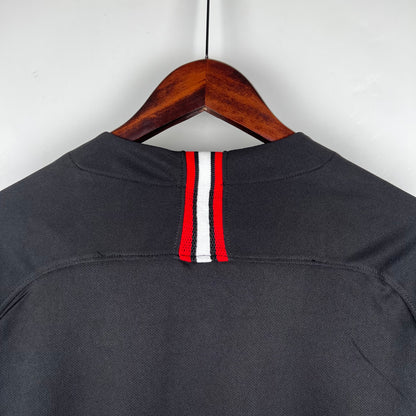 Retro PSG 18 19 Svart Fotballdrakter