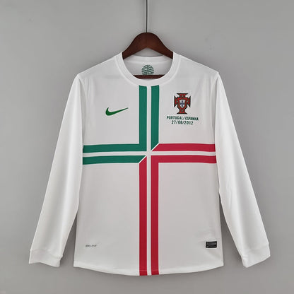 Retro Portugal 2012 Borte Fotballdrakter Langermet