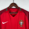 Retro Portugal 2016 Langermet Hjemme Fotballdrakter