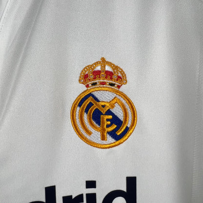 Retro Real Madrid 01 02 Hjemme Fotballdrakter