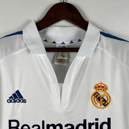 Retro Real Madrid 01 02 Hjemme Fotballdrakter