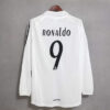 Retro Real Madrid 05 06 Hjemme Fotballdrakter Langermet