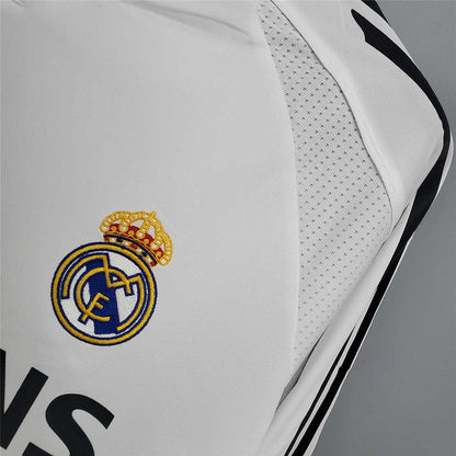 Retro Real Madrid 05 06 Hjemme Fotballdrakter Langermet