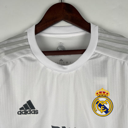 Retro Real Madrid 15 16 Langermet Hjemme Fotballdrakter